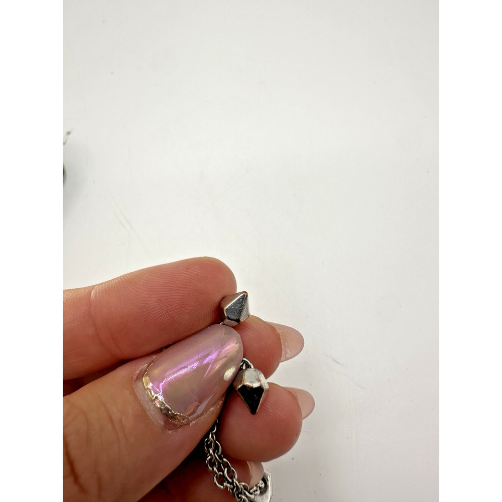 Kendra Scott Elaina Silver Bracelet Ivory Mother of Pearl Adjustable Slider - Picture 6 of 6
